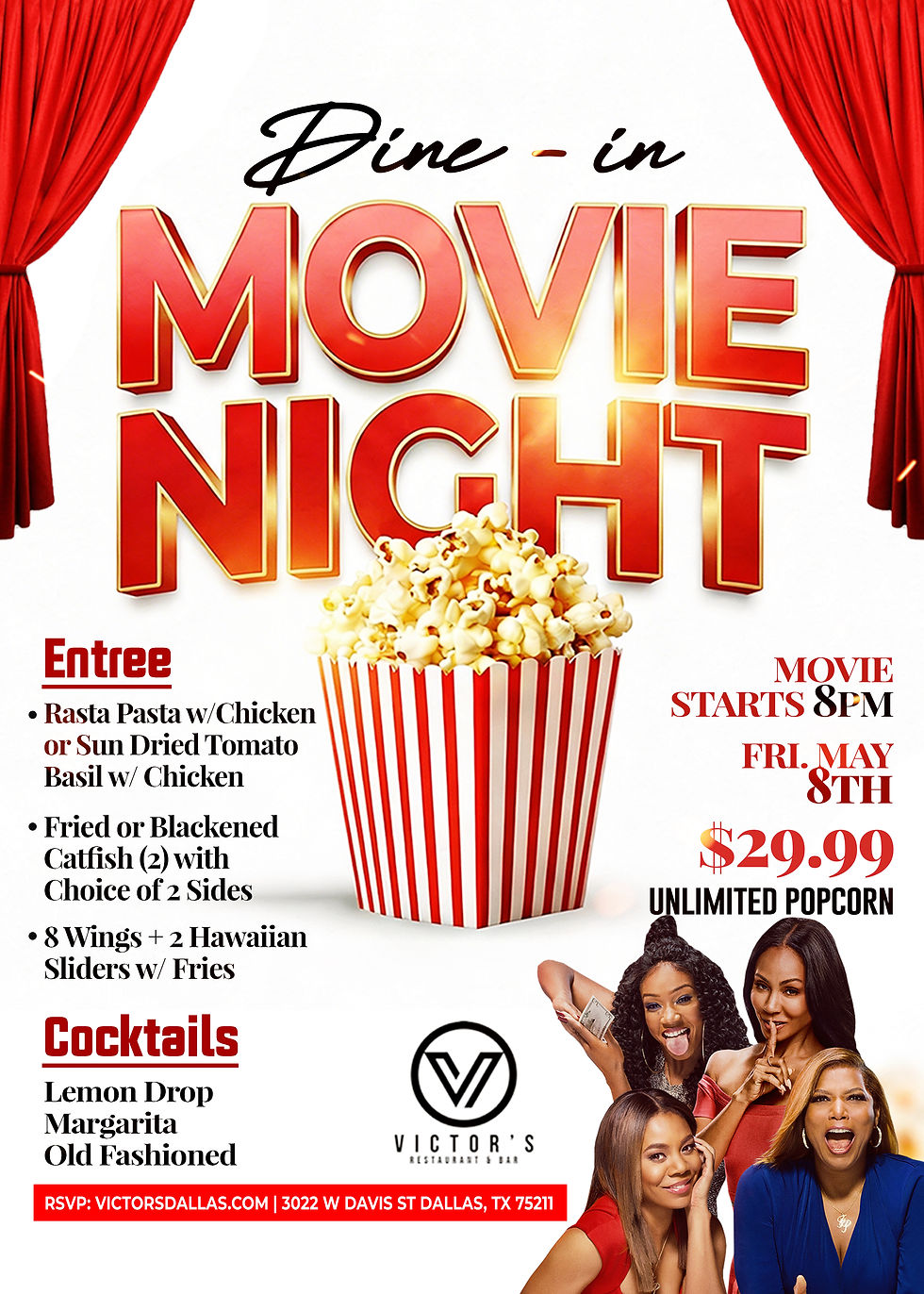 Dine In Movie Night