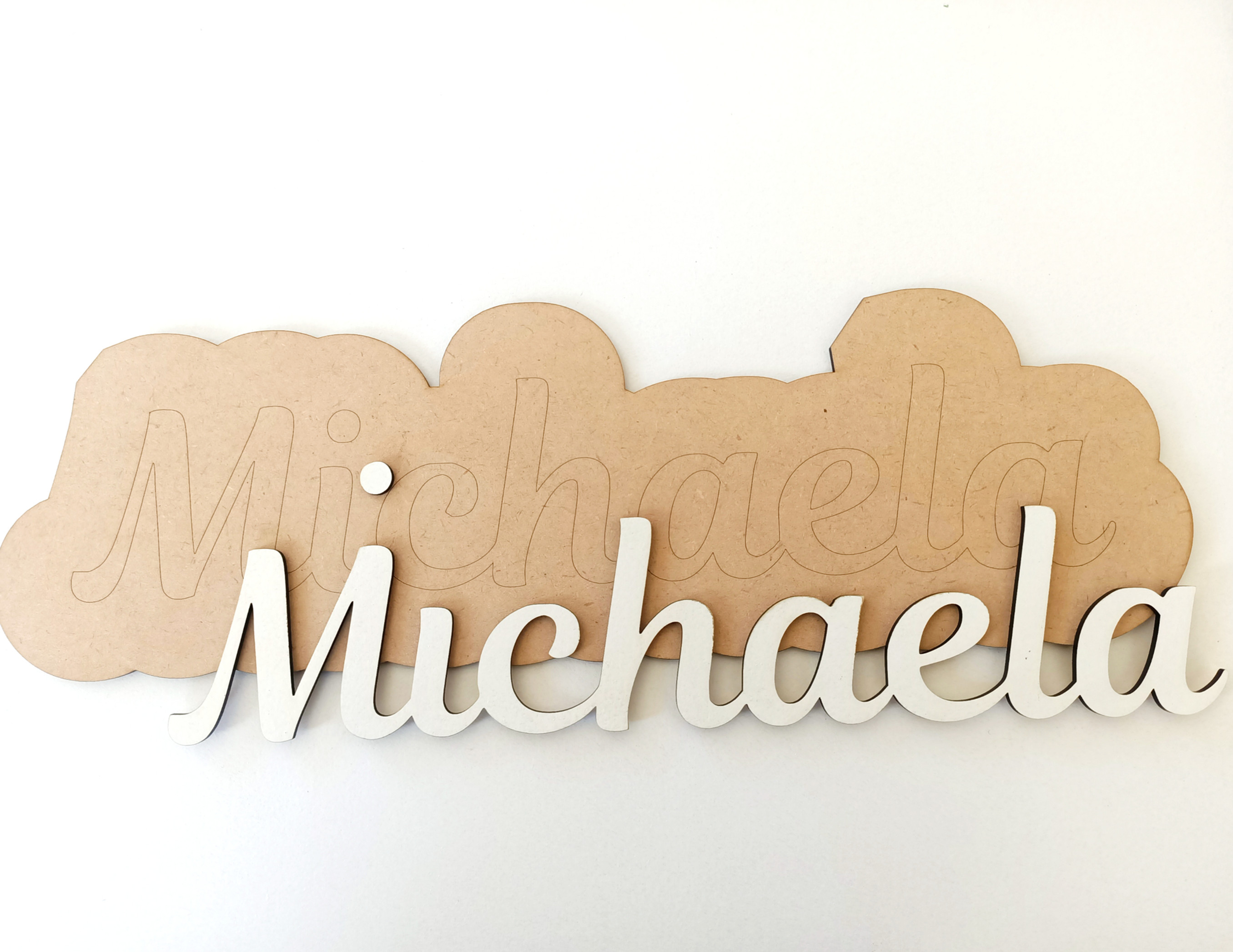 Unpainted Custom Name Plaque