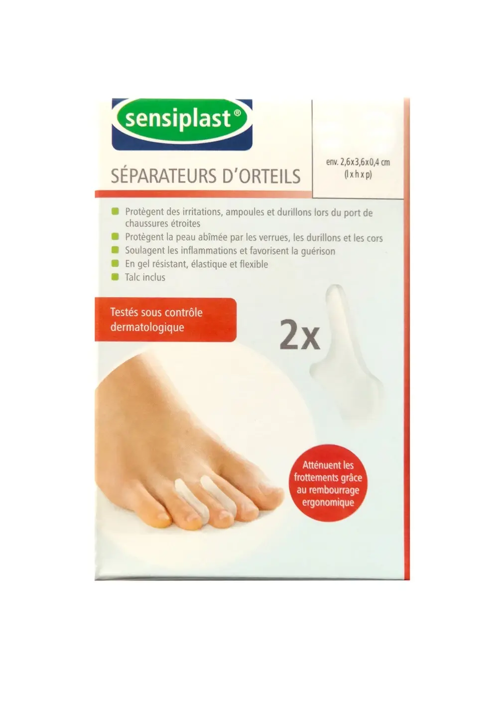SENSIPLAST séparateur d'orteil