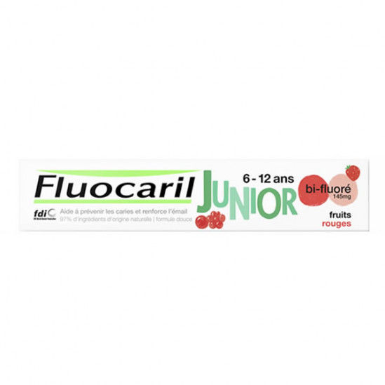 FLUOCARIL JUNIOR dentifrice Fruits rouges 6-12 ans