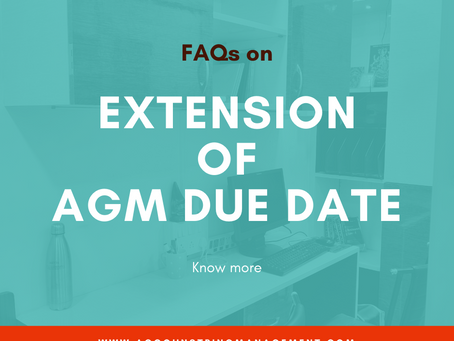 FAQs on Extension of AGM Due Date!!