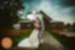 Photographing the wedding couple at the Creekside Event Barn in Roca, Nebraska