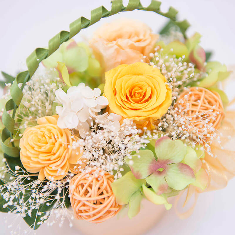 サムネイル： 幸せの花かご Orange