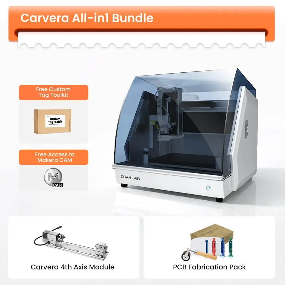 MAKERA Carvera - 4th Axis PCB Bundle