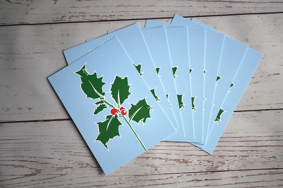 Thumbnail: Holly postcard set