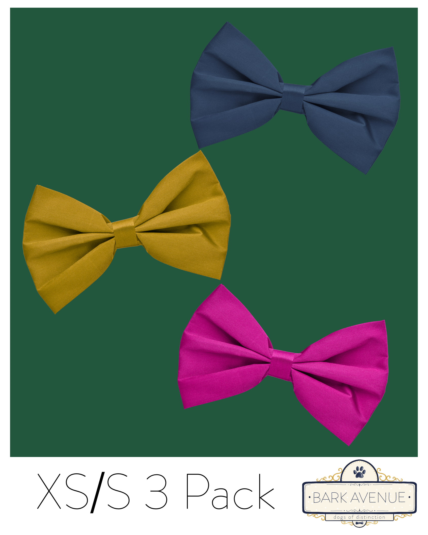 Bow Tie Bundle XS/S - (3) PACK