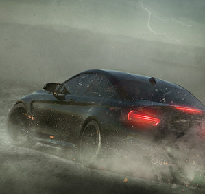 Sports Car a Storm