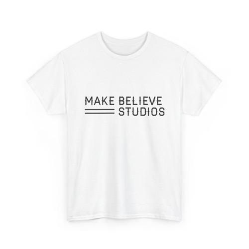 Make Believe Tee | White Unisex Shirt | Make Believe Studios