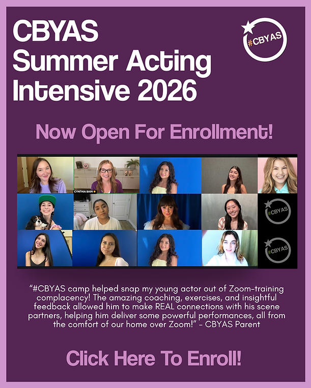 Summer Acting Intensive 2026 is OPEN FOR ENROLLMENT!