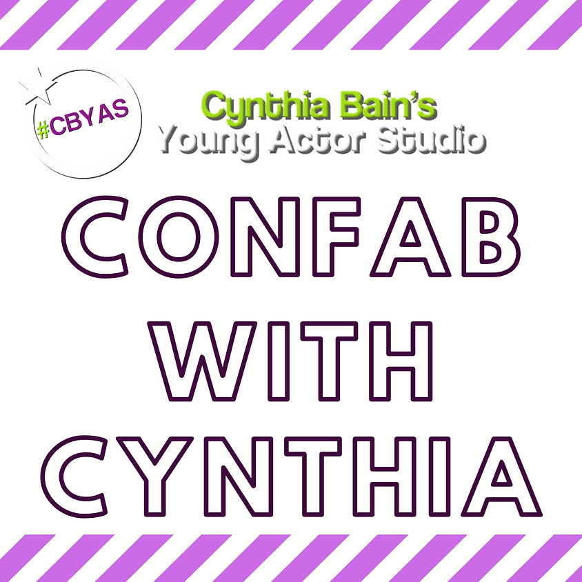 4/28 Confab with Cynthia: Guest TBA