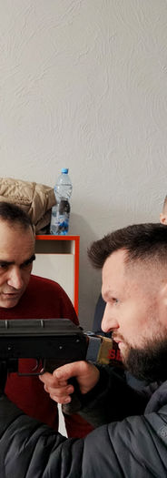 Тренування виходу на позицію стрільби на Базовому Тренінгу Школи Воїн Самооборони Львова