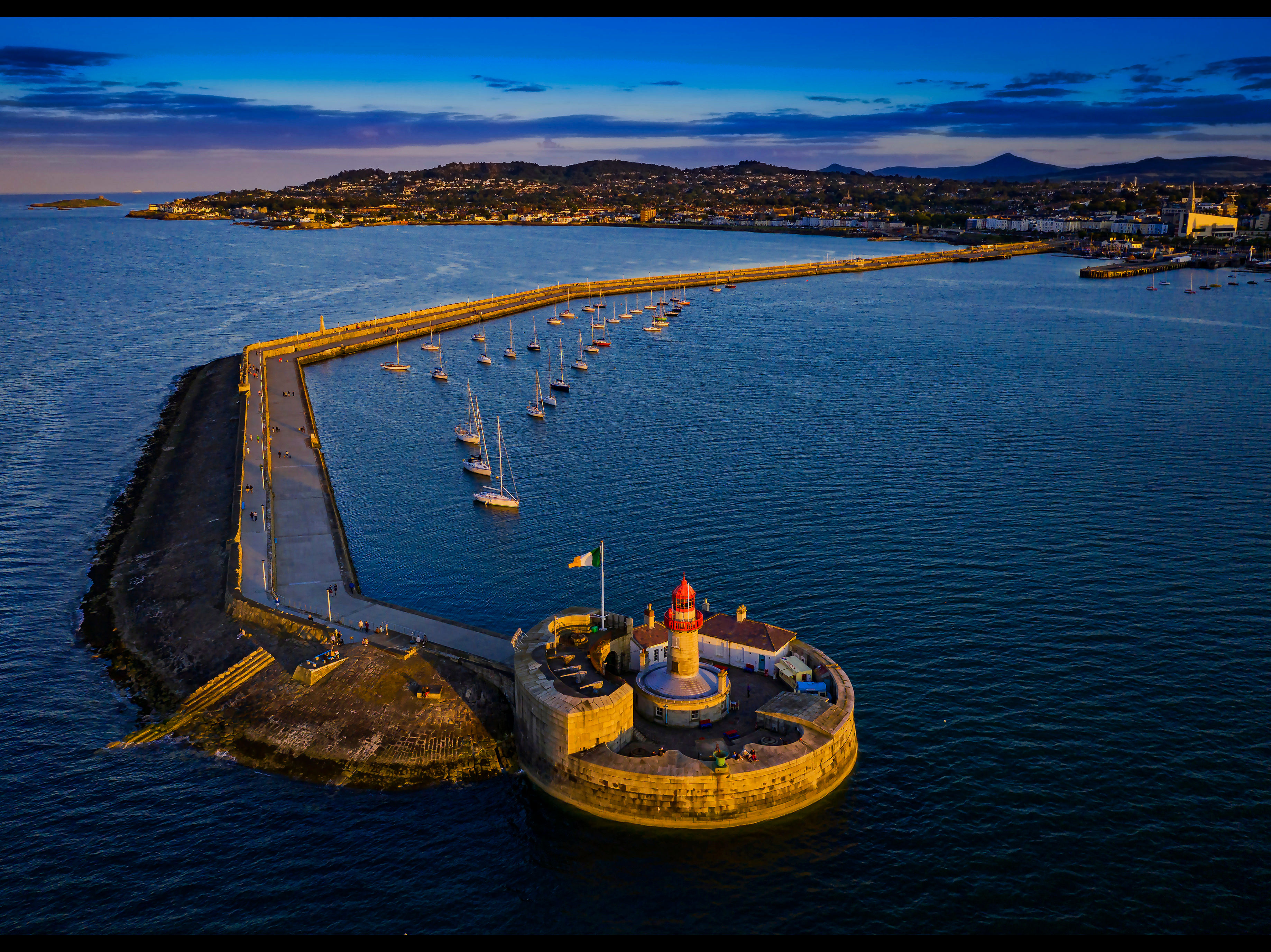 Pier Sunset, Dun Laoghaire, Dublin