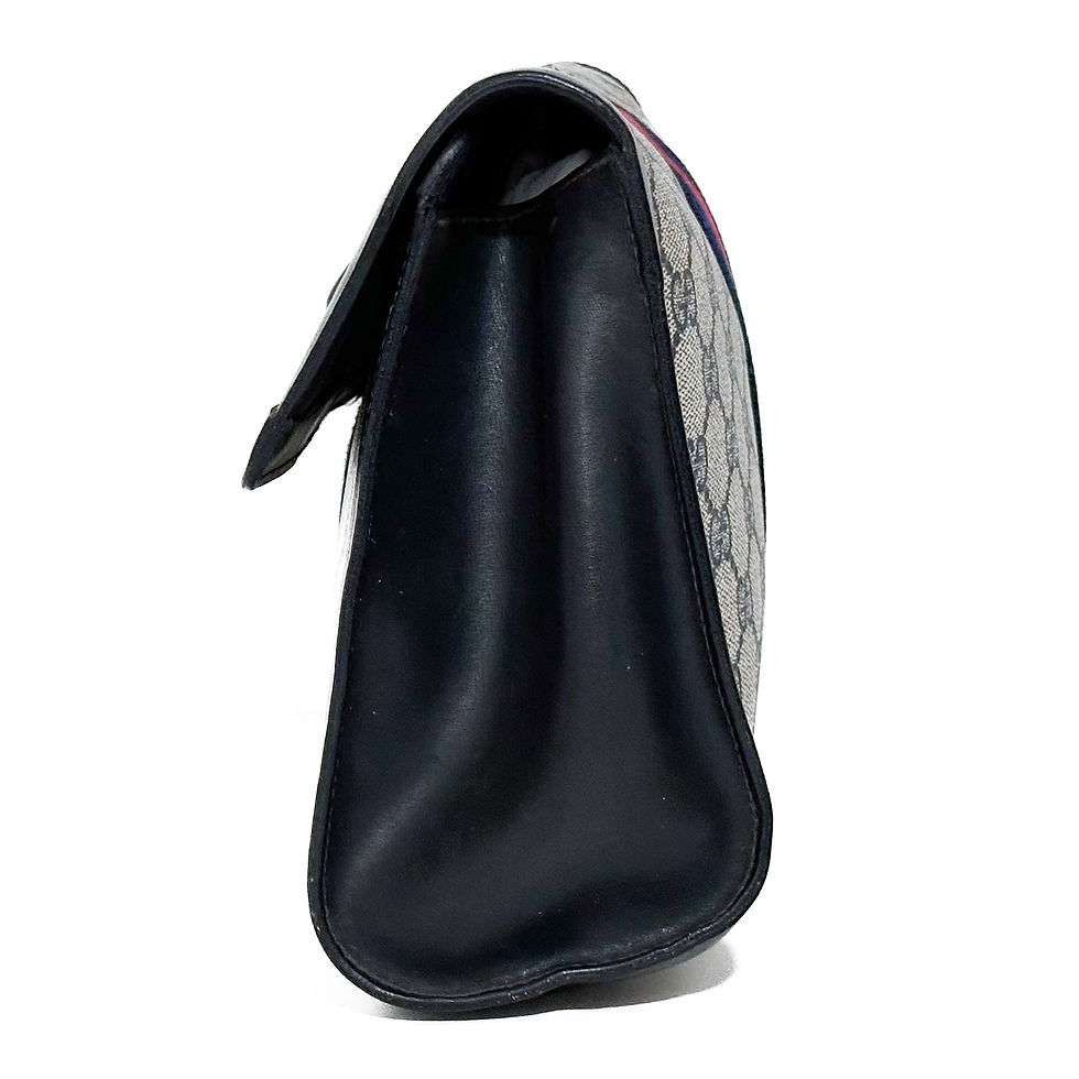 Thumbnail: Navy Gucci Sherry Clutch
