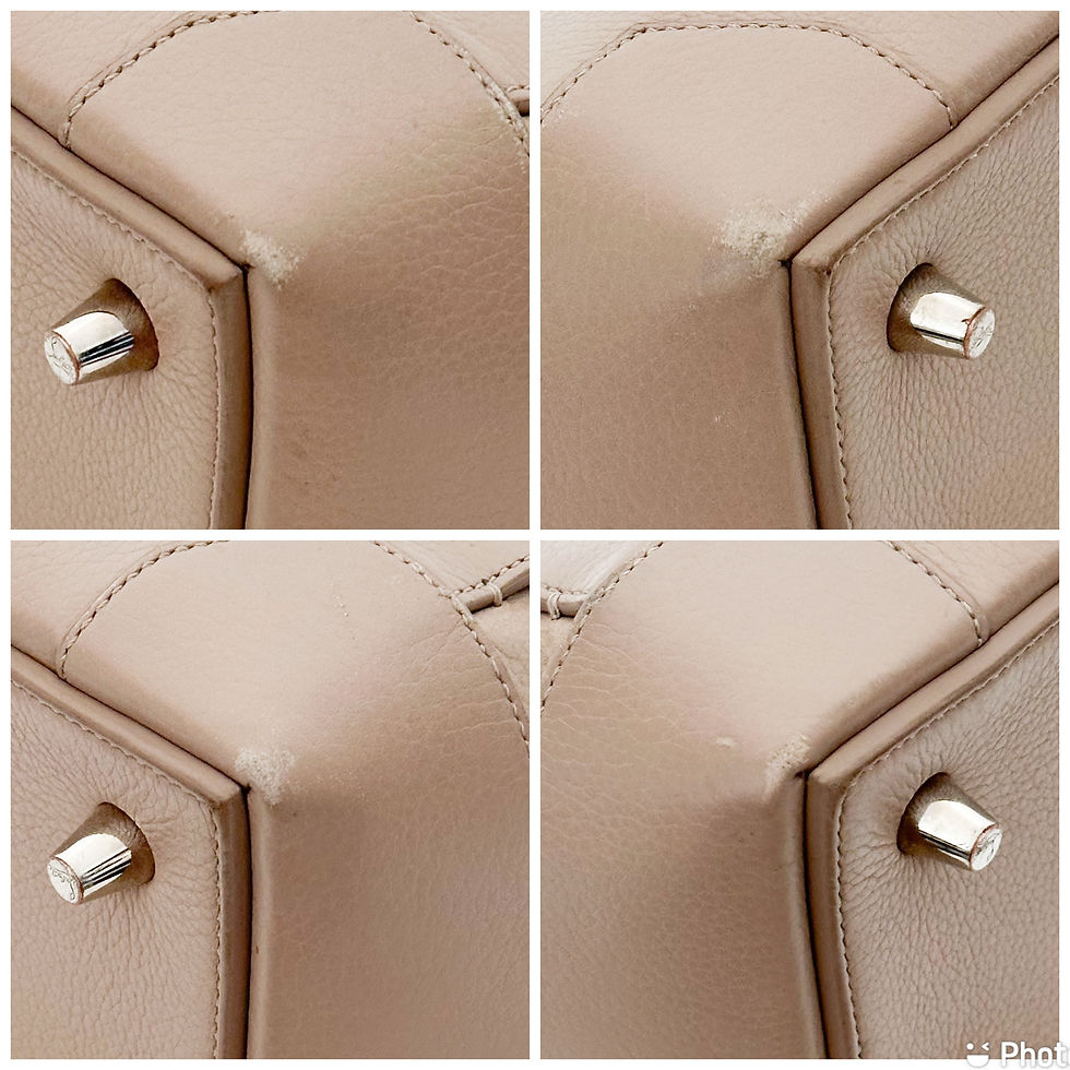 Thumbnail: Louboutin Spiked Eloise 2 way with CL Strap in Nude-ish 