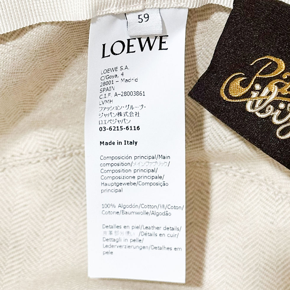 Thumbnail: Loewe Fisherman/Bucket Hat in Canvas and Calfskin