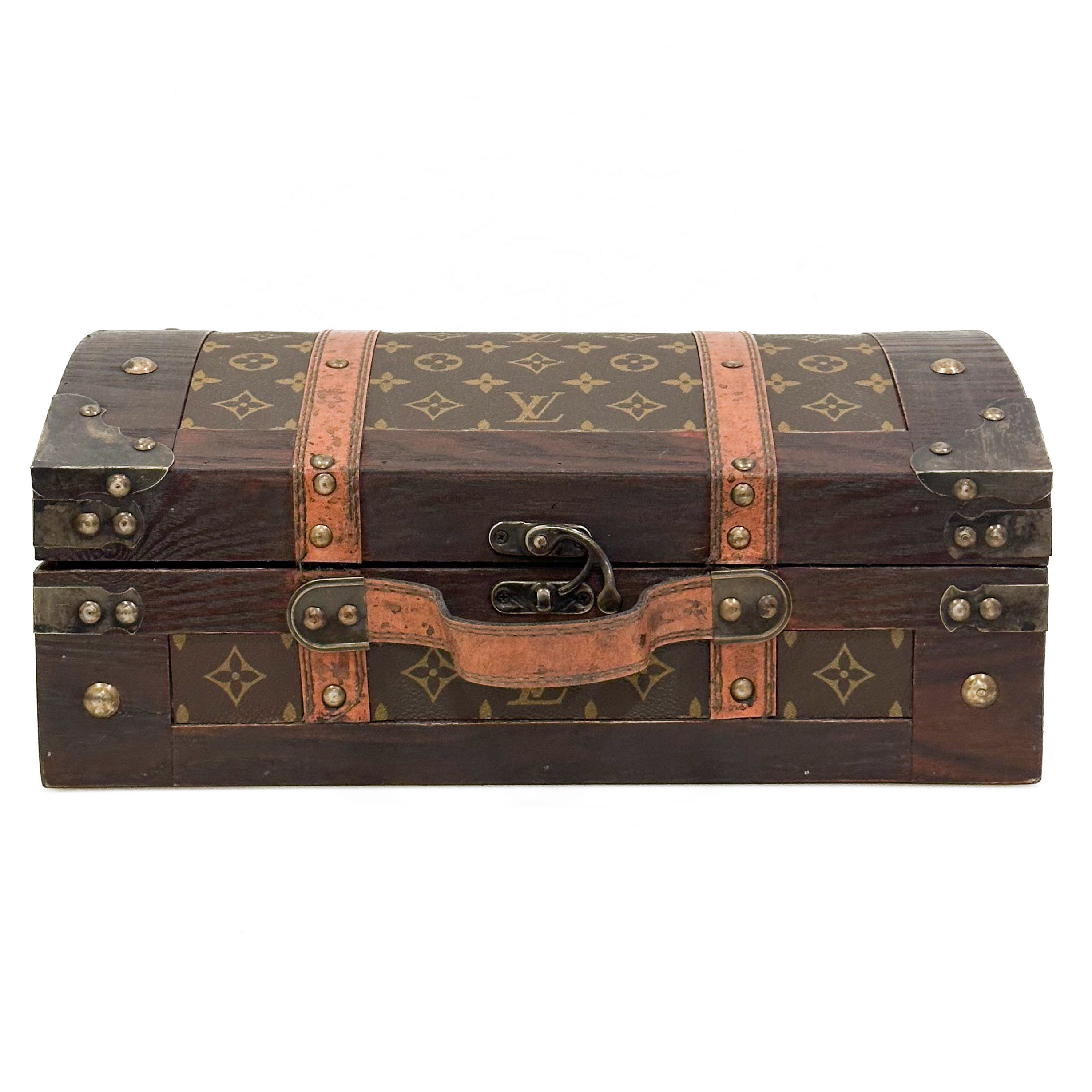 Repurposed Canvas LV Trunk