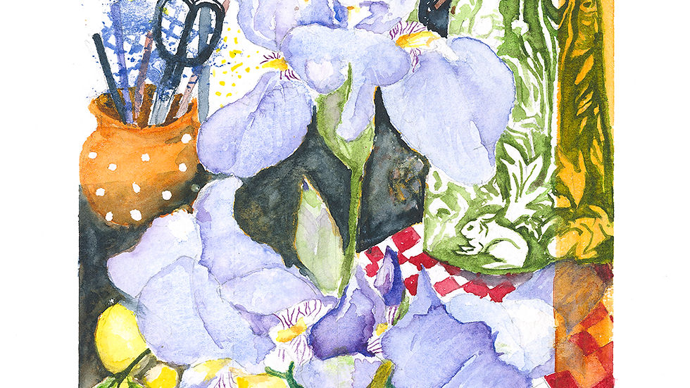 Iris still life