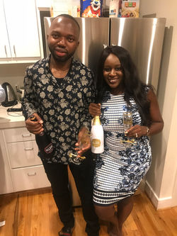 Cheers to the bride and groom-to-be!