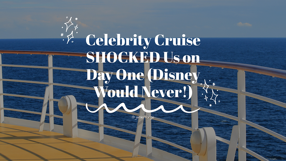 Celebrity Cruise SHOCKED Us on Day One (Disney Would Never!)