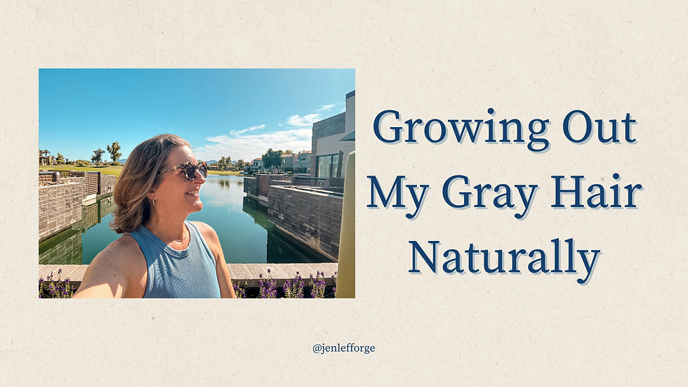 Growing Out My Gray Hair Naturally