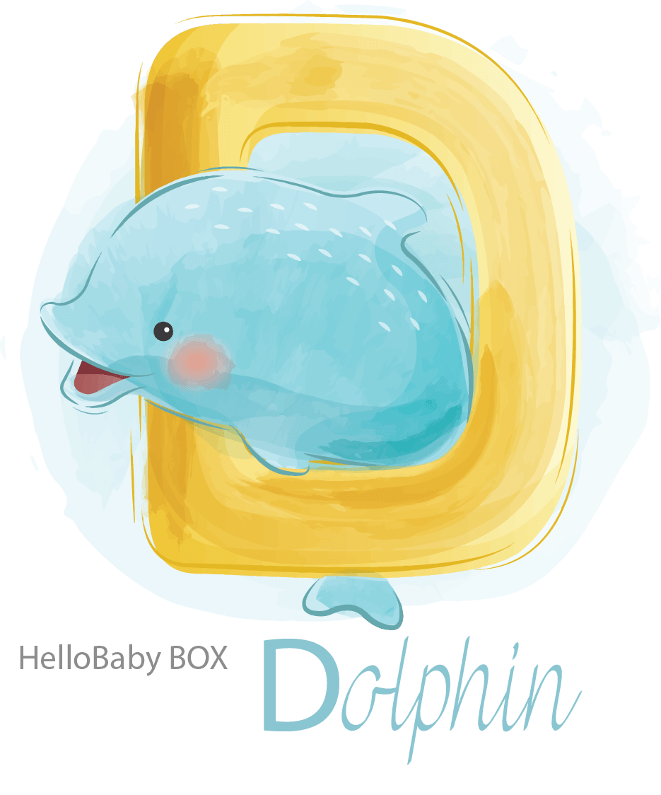 Miniatura: HelloBaby BOX - DOLPHIN!