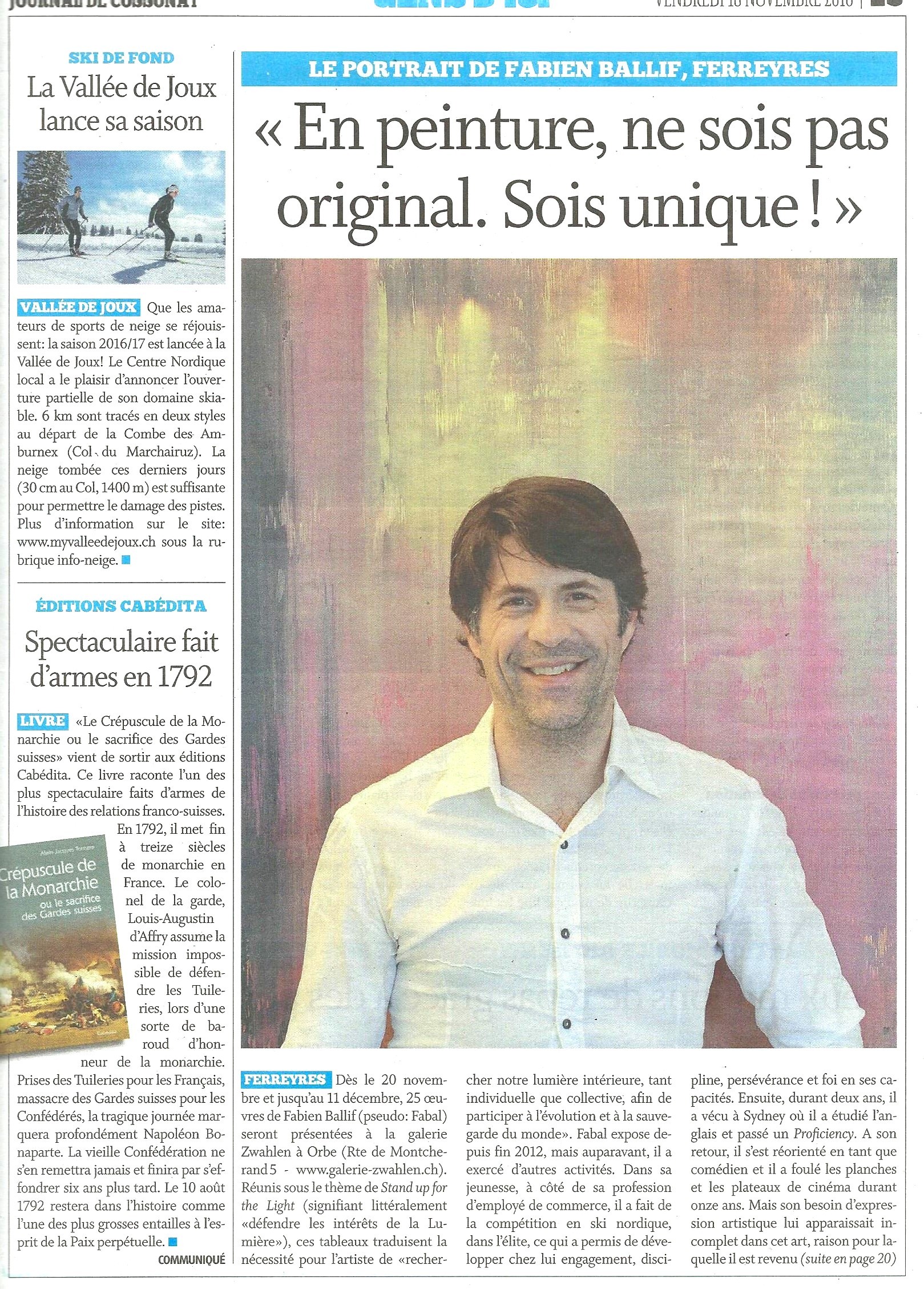 Journal de Cossonay - p.1