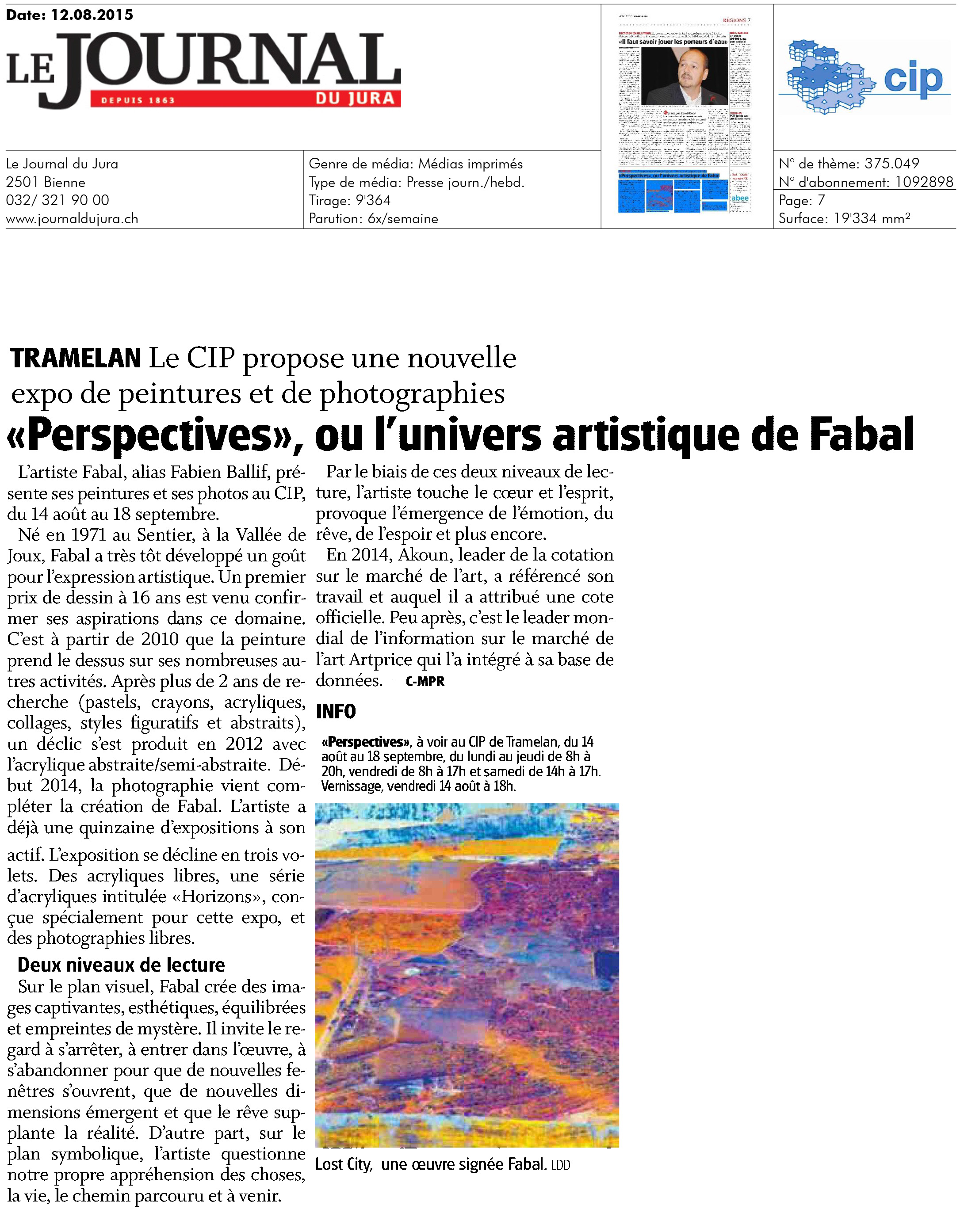 Journal du Jura