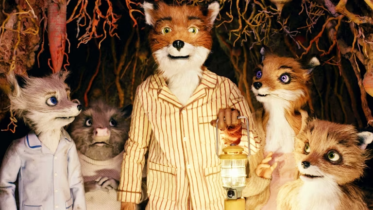 Fantastic Mr Fox stop-motion animated movie