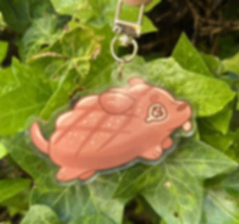Bread Dog Keychain