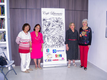 El Café Literario y el Club de Lectura Verónica Sención realizan visita de cortesía a la Mediateca Aquiles Azar