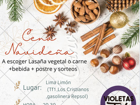 CENA NAVIDEÑA VIOLETAS DEL TEIDE 2022