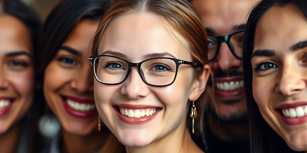Image of people smiling. Multiple people.jpg
