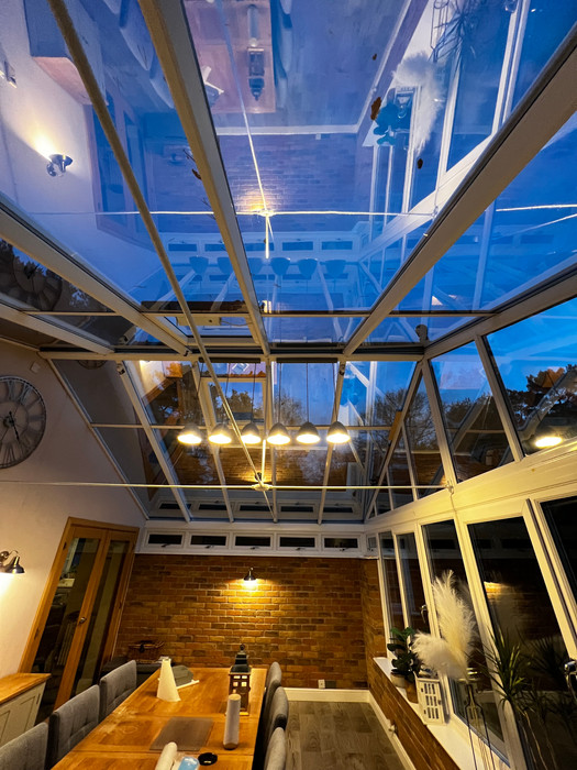 Hydro Tints Solar films to reduce heat and glare gain in this conservatory