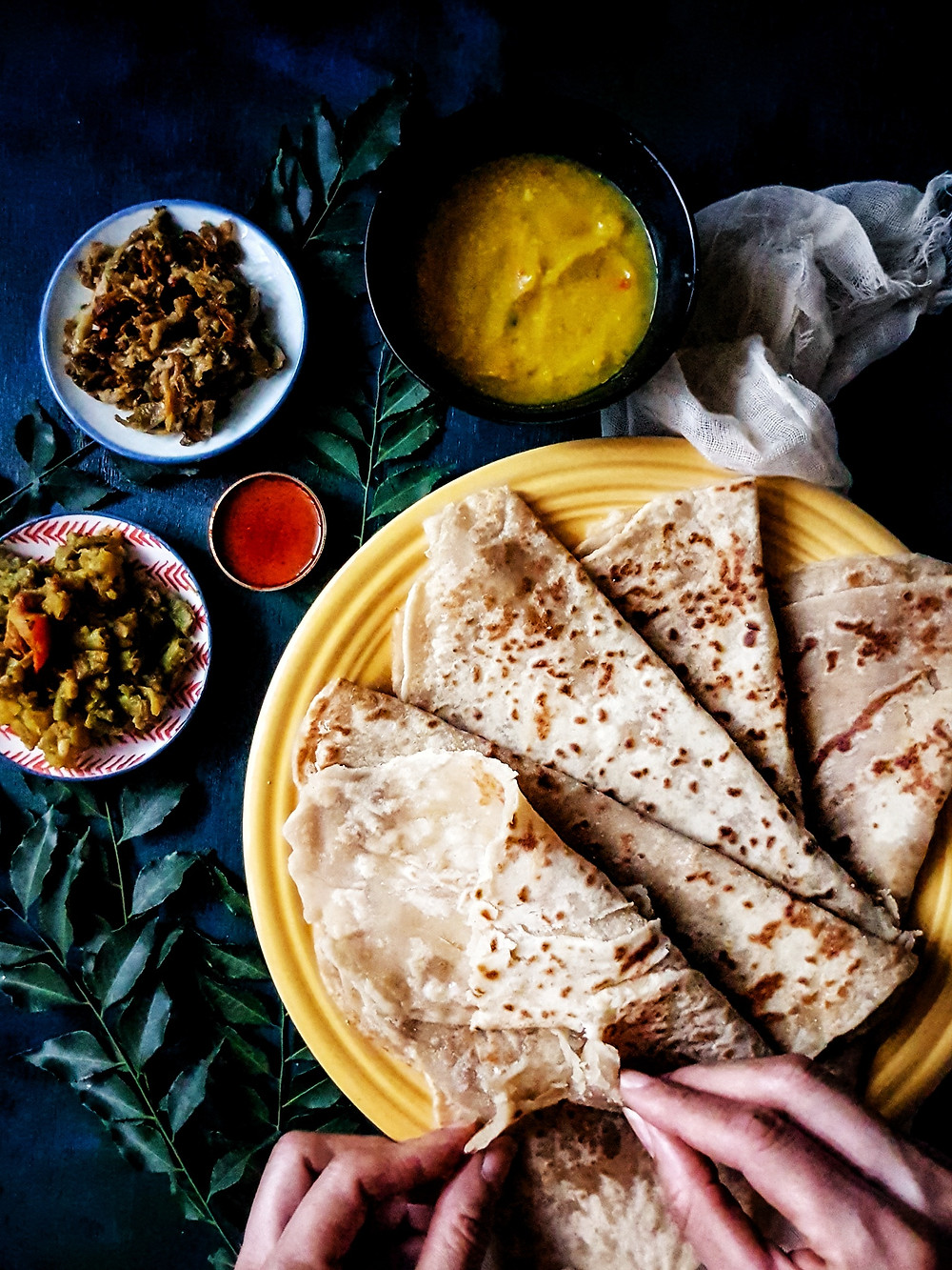 Trini Version Gluten Free, Vegan Dosti Roti
