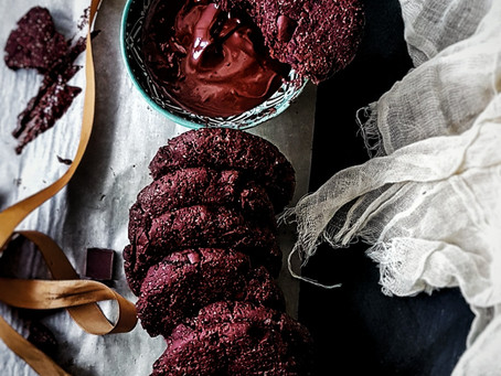 Double Chocolate Cookies (gluten free and vegan)