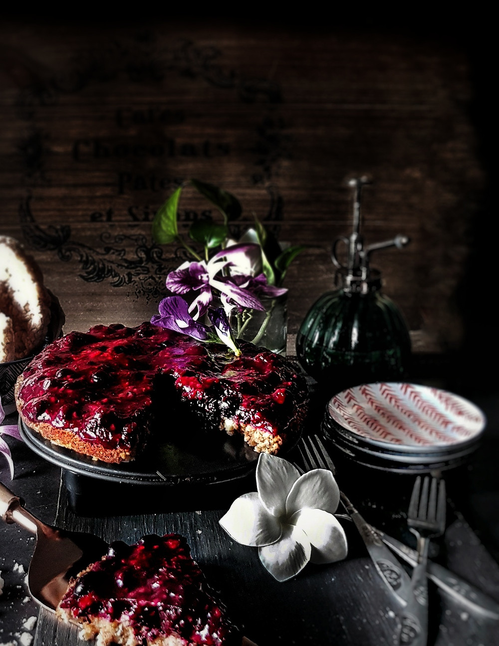 Gluten Free, Vegan Berry Tart