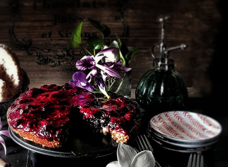 Very Berry Tart on a Rice Cake Base