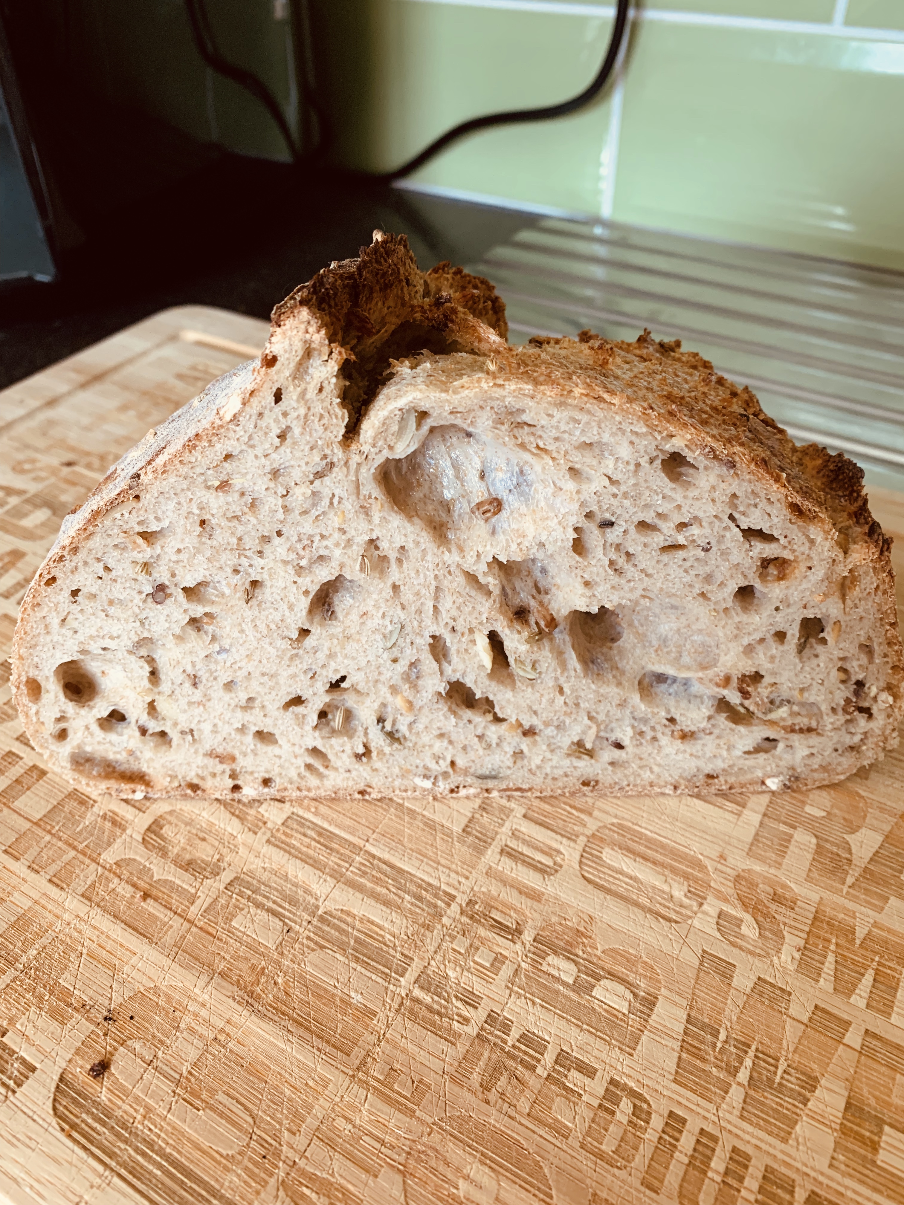 Sourdough Loaf crumb