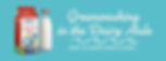 Milk carton and glass bottle on teal background with text Greenwashing in the Dairy Aisle and How to Know What’s Real