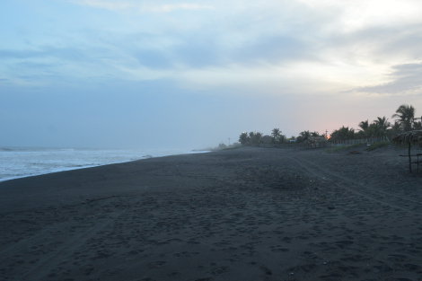 Volcanic sand at El Paredon