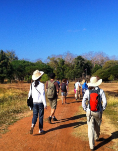 Walking through Banteay Chhmar