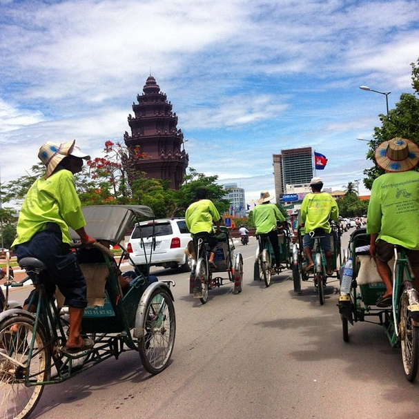 Cyclos in Phnom Penh
