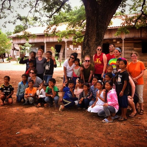Team photo with our partners at Banteay Chmmar