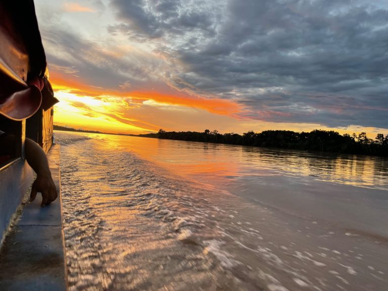 Boat ride on Marañon river, Amazon river