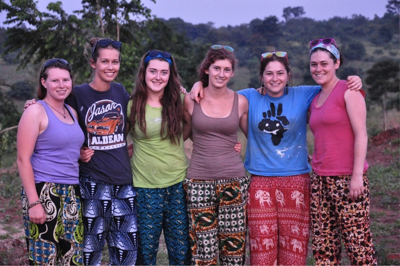 The OG East Africa Discovery girls on set at the Ewafe Project