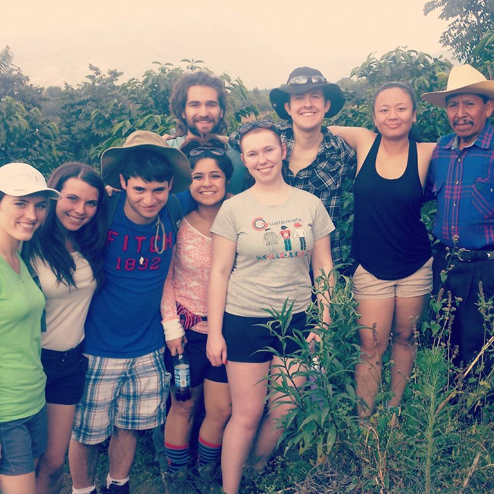 Guatemala winter break group shot
