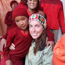 Natalie Gilbert in India