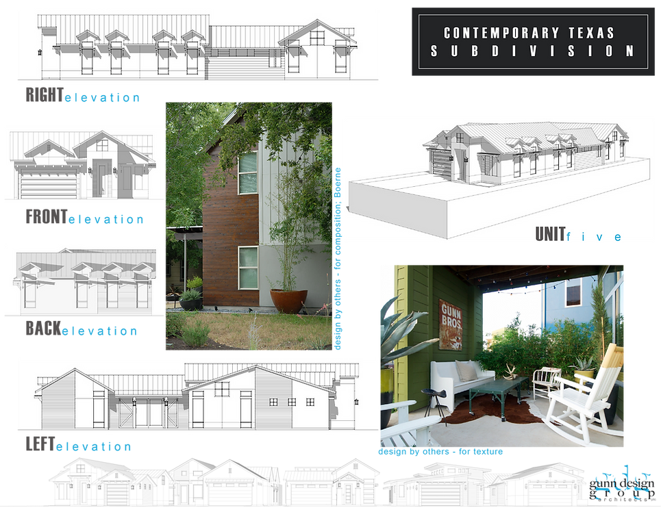 Contemporary Texas pocket subdivision unit five