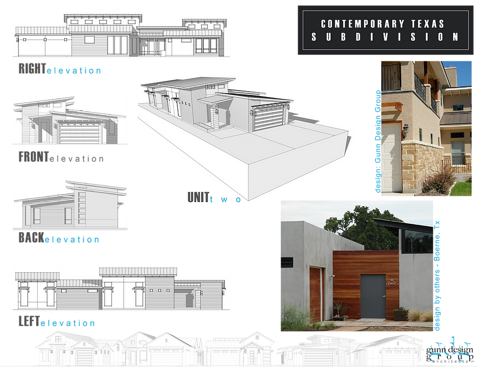 Contemporary Texas pocket subdivision unit two