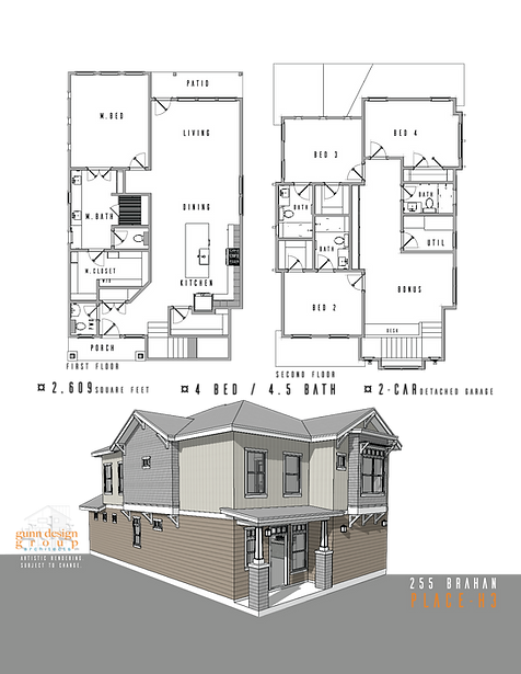 Brahan 3D model front perspective unit 4